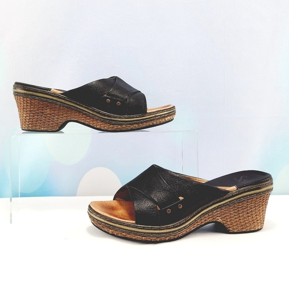 SOFFT – Heeled sandals, approx. 2.5”, leather upper/lining sock, size 7.5 - Picture 3 of 15